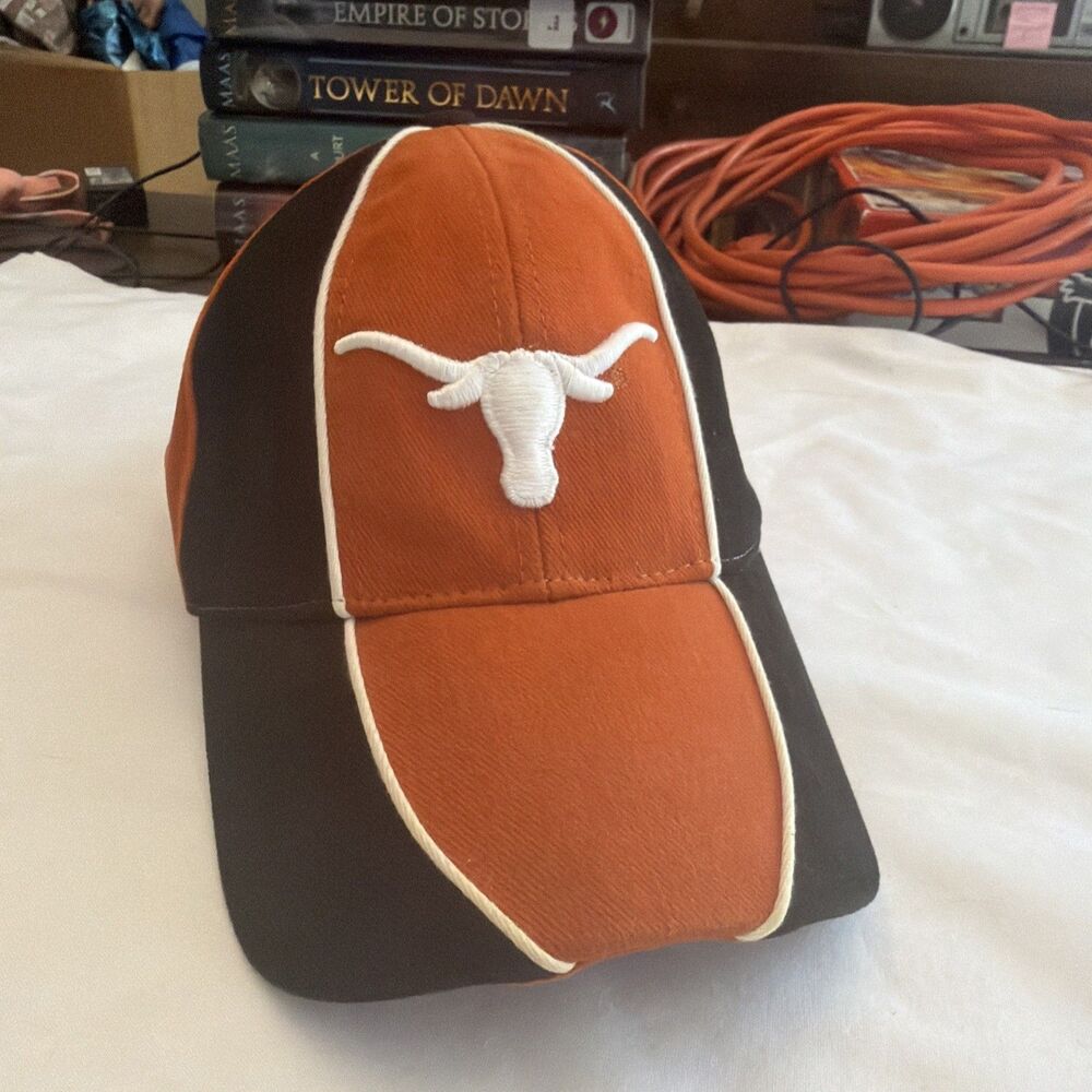 Texas Longhorns -Starter-Burnt Orange & Black Adjustable